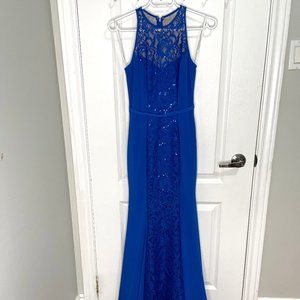 Royal Blue Sequin PROM DRESS